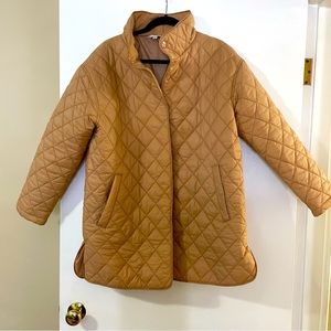 L quilted coat- lightweight